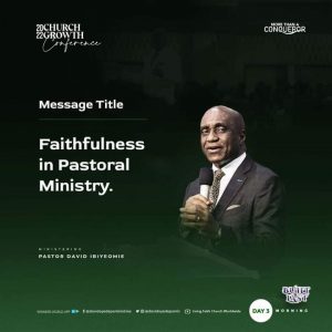 Faithfulness in Pastoral Ministry.
