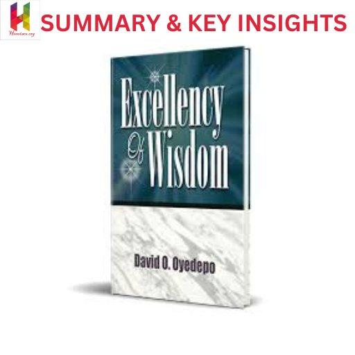 BOOK SUMMARY: EXCELLENCY OF WISDOM BY DAVID OYEDEPO