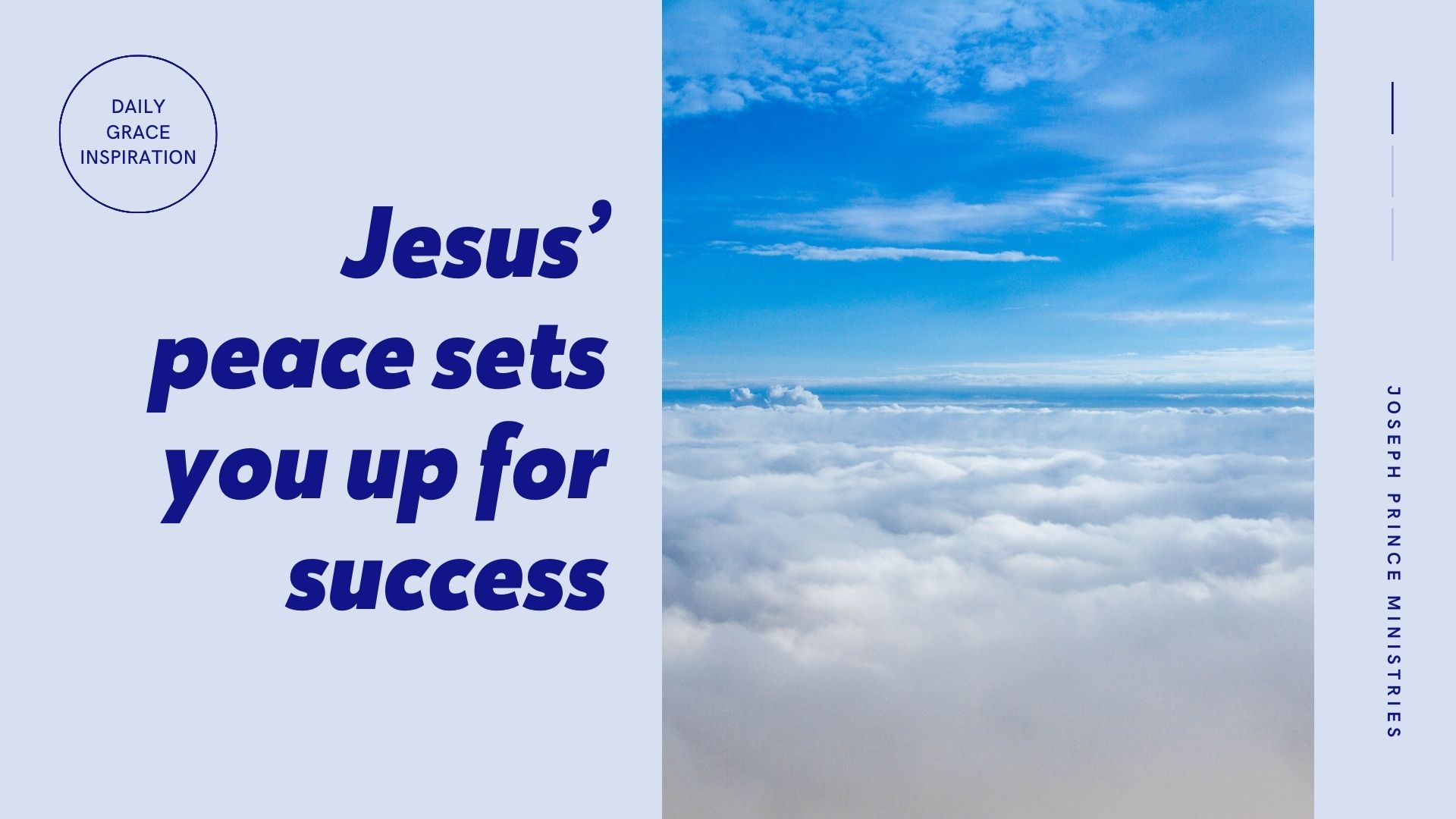 You are currently viewing Jesus’ Peace Sets You Up for Success
