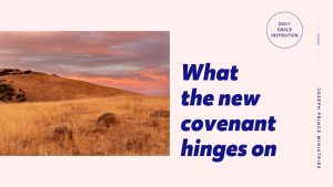 Read more about the article What the New Covenant Hinges On