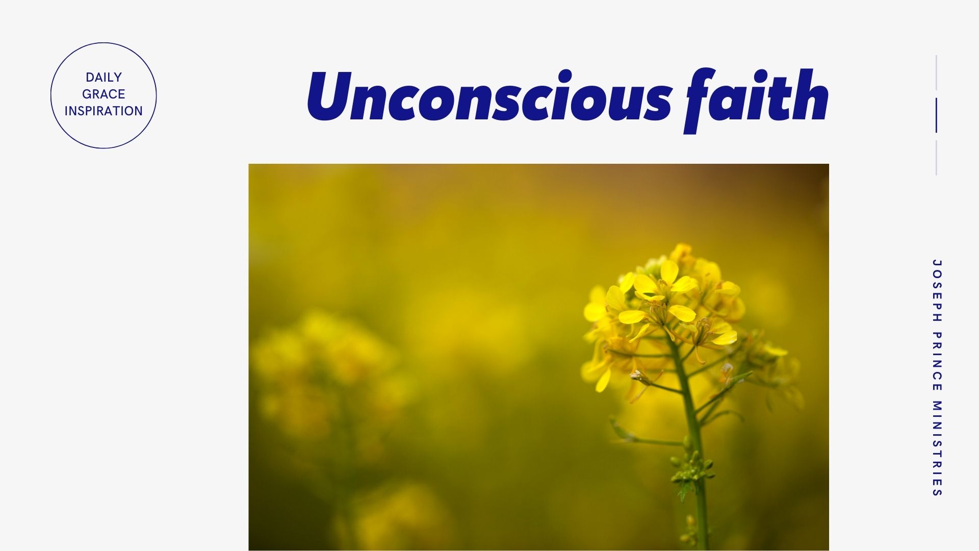 Read more about the article Unconscious Faith