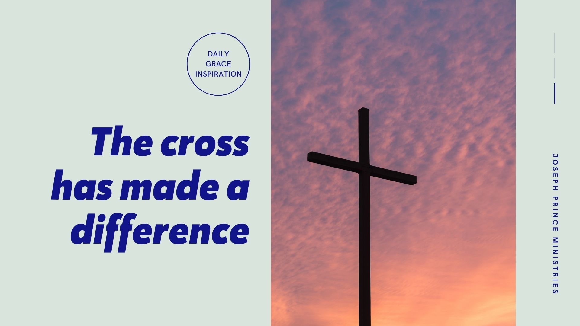 You are currently viewing The Cross Has Made a Difference