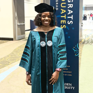 Read more about the article David Oyedepo Jr. Wife Kemi Bags Doctorate Degree In Human Resource Management Walden University
